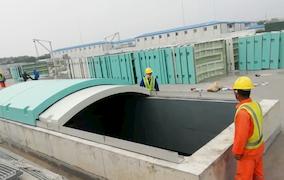 上海市白龍港污水廠(chǎng)罩蓋